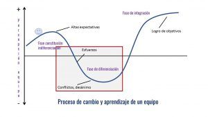 equipo fase storming
